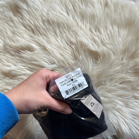 WE ARE HAH Eyes On Top Bodysuit In Black - Picture 3 of 3